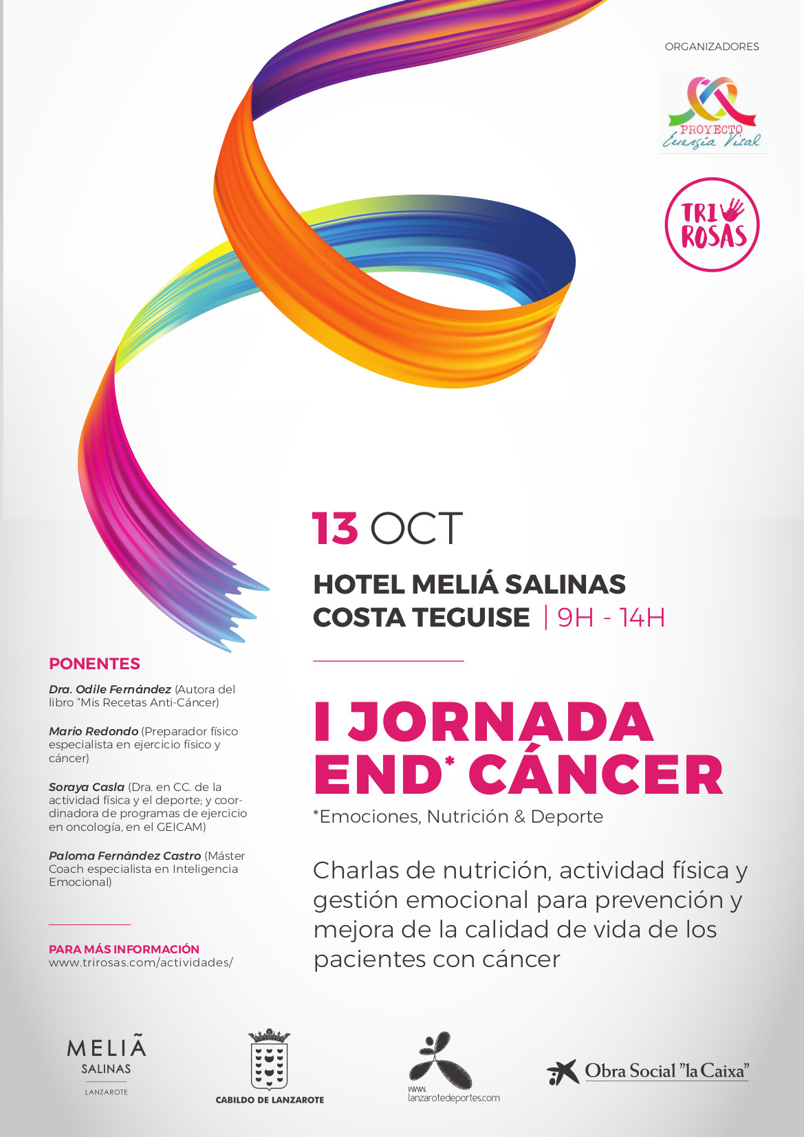 I JORNADA END CÁNCER - Inscríbete