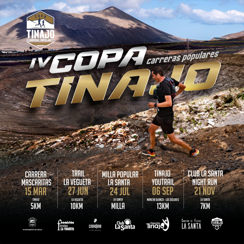 IV COPA CARRERAS POPULARES MUNICIPIO DE TINAJO - Inscríbete