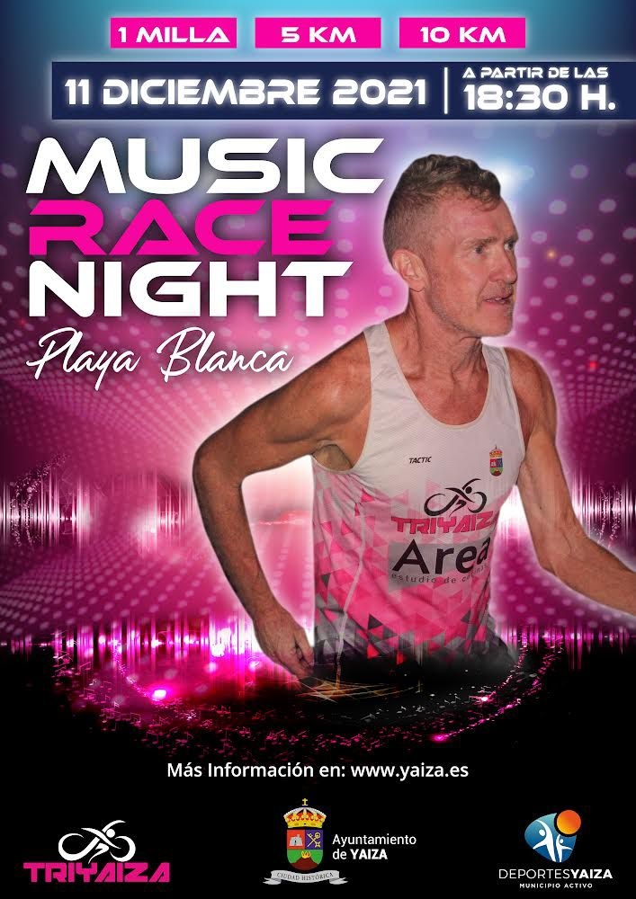 MUSIC RACE NIGHT PLAYA BLANCA - Inscríbete