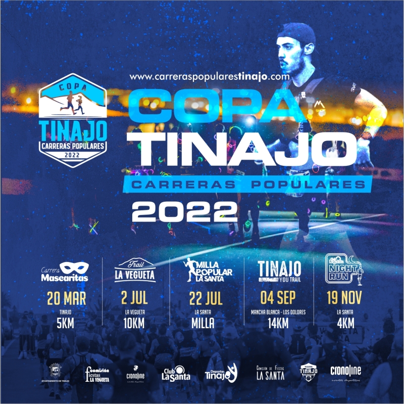 COPA CARRERAS POPULARES MUNICIPIO DE TINAJO - Inscríbete