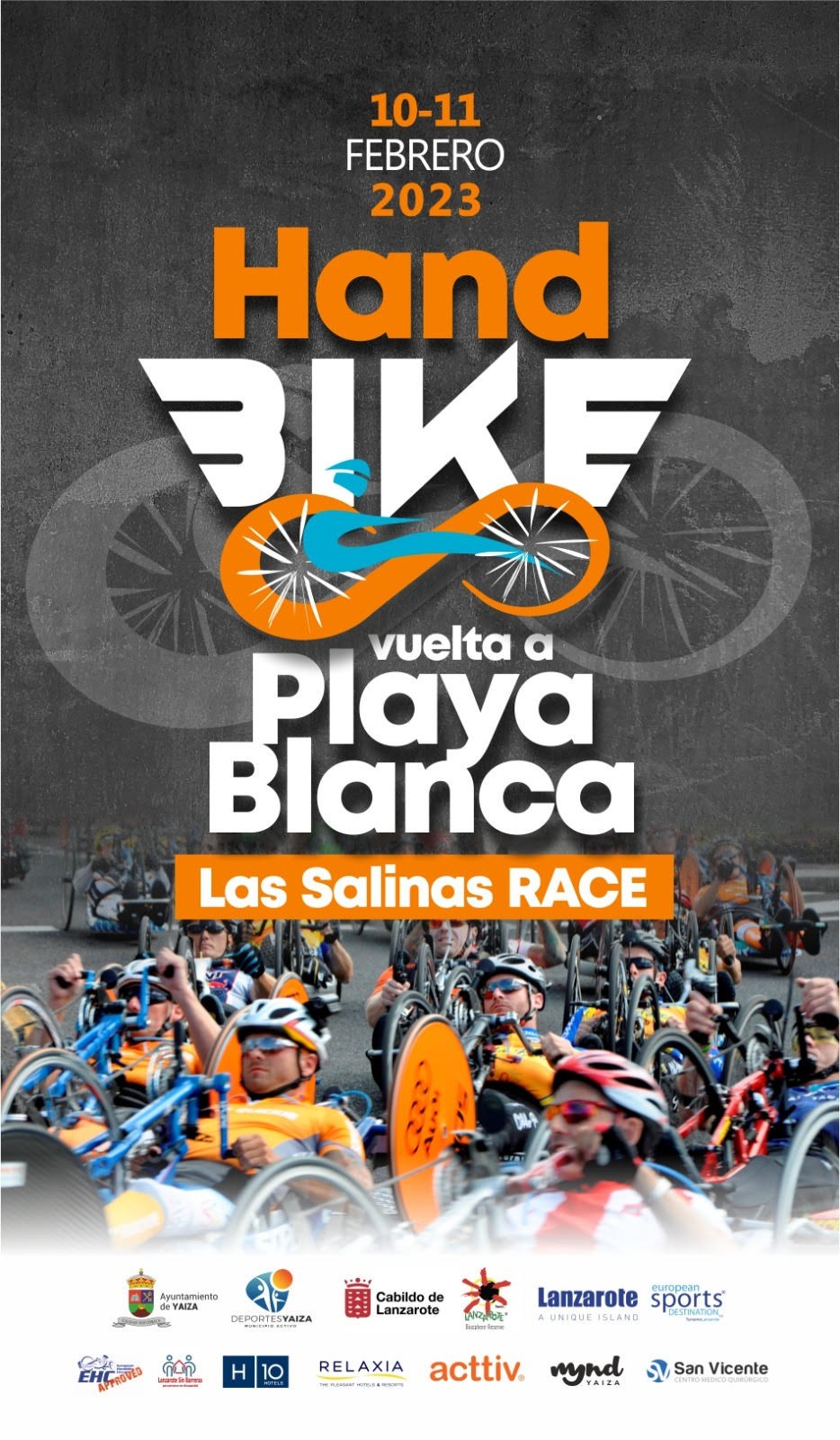 HAND BIKE 2023, VUELTA A PLAYA BLANCA Y LAS SALINAS - Inscríbete