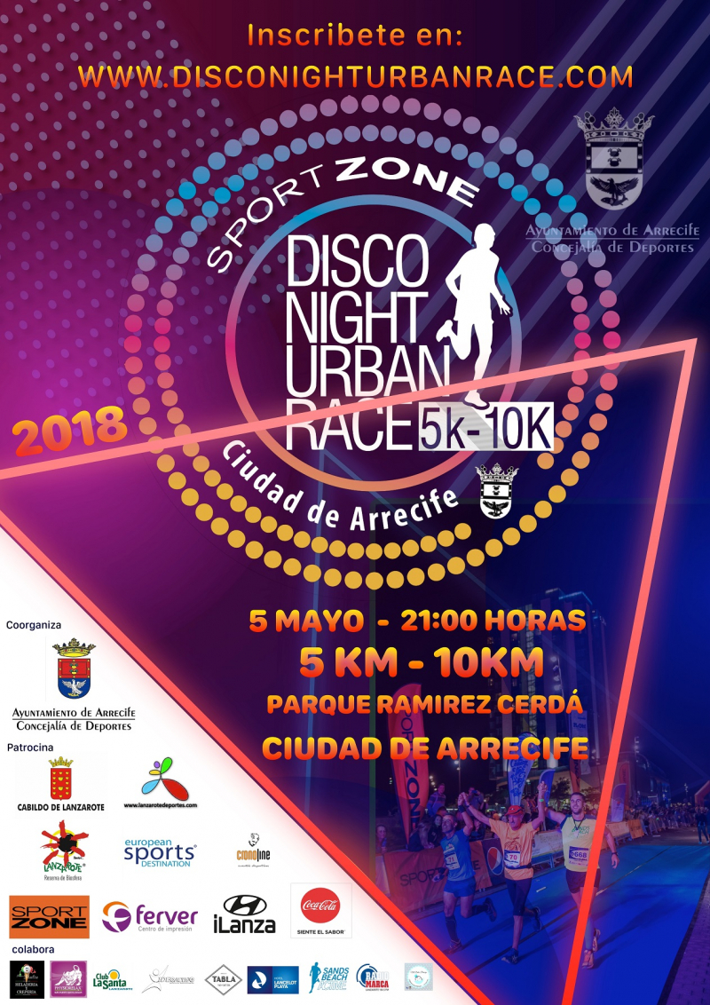 SPORTZONE DISCO NIGHT URBAN RACE 2018 - Inscríbete