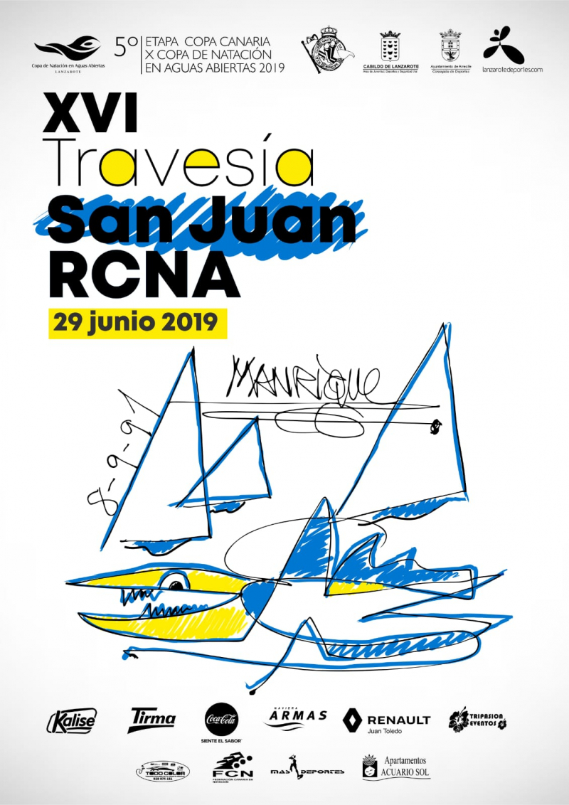 XVI TRAVESÍA SAN JUAN RCNA - COPA DE LANZAROTE - Inscríbete