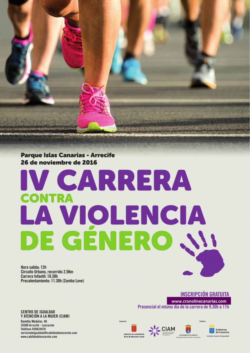 IV CARRERA CONTRA LA VIOLENCIA DE GÉNERO - Inscríbete
