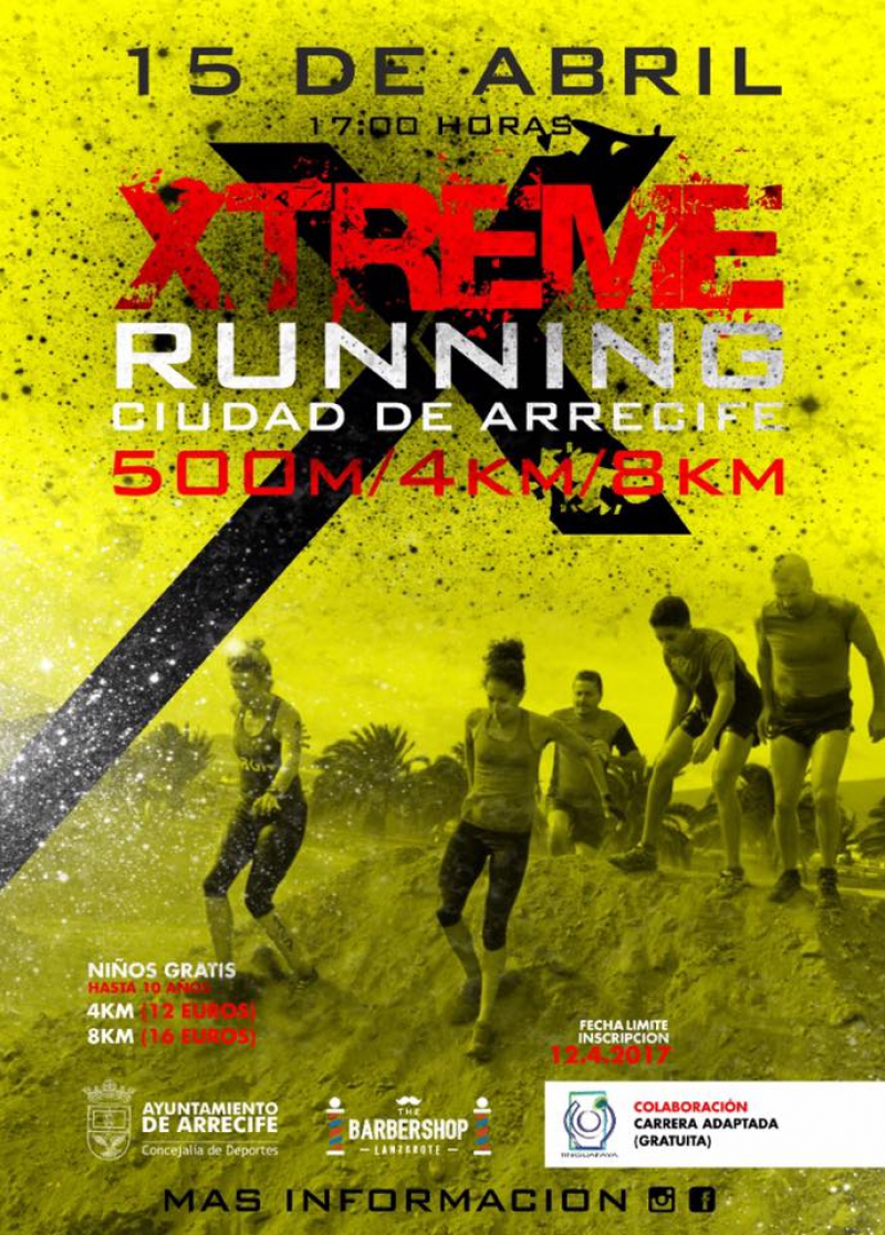 XTREME RUNNIG CIUDAD DE ARRECIFE - Inscríbete