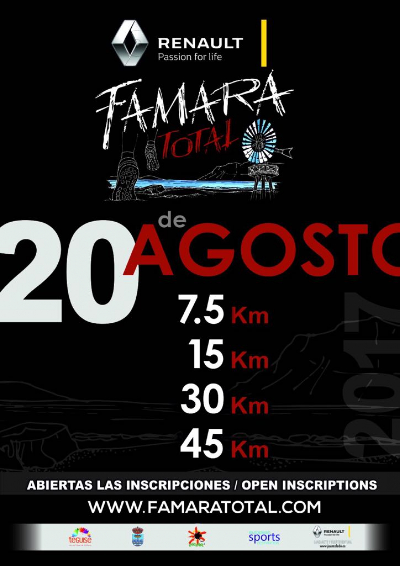 FAMARA TOTAL 2017 - Inscríbete