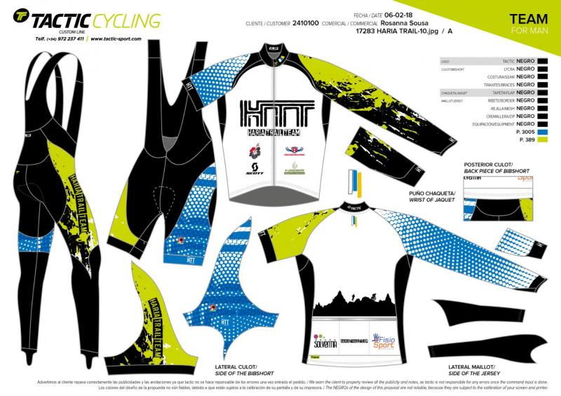 EQUIPACIÓN HTT 2018 - Inscríbete