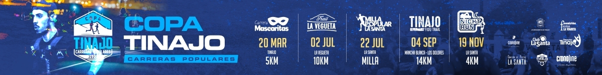 INSCRIPCIONES EVENTOS   - COPA CARRERAS POPULARES MUNICIPIO DE TINAJO